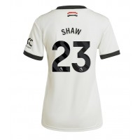 Manchester United Luke Shaw #23 Tredjedrakt Dame 2024-25 Kortermet